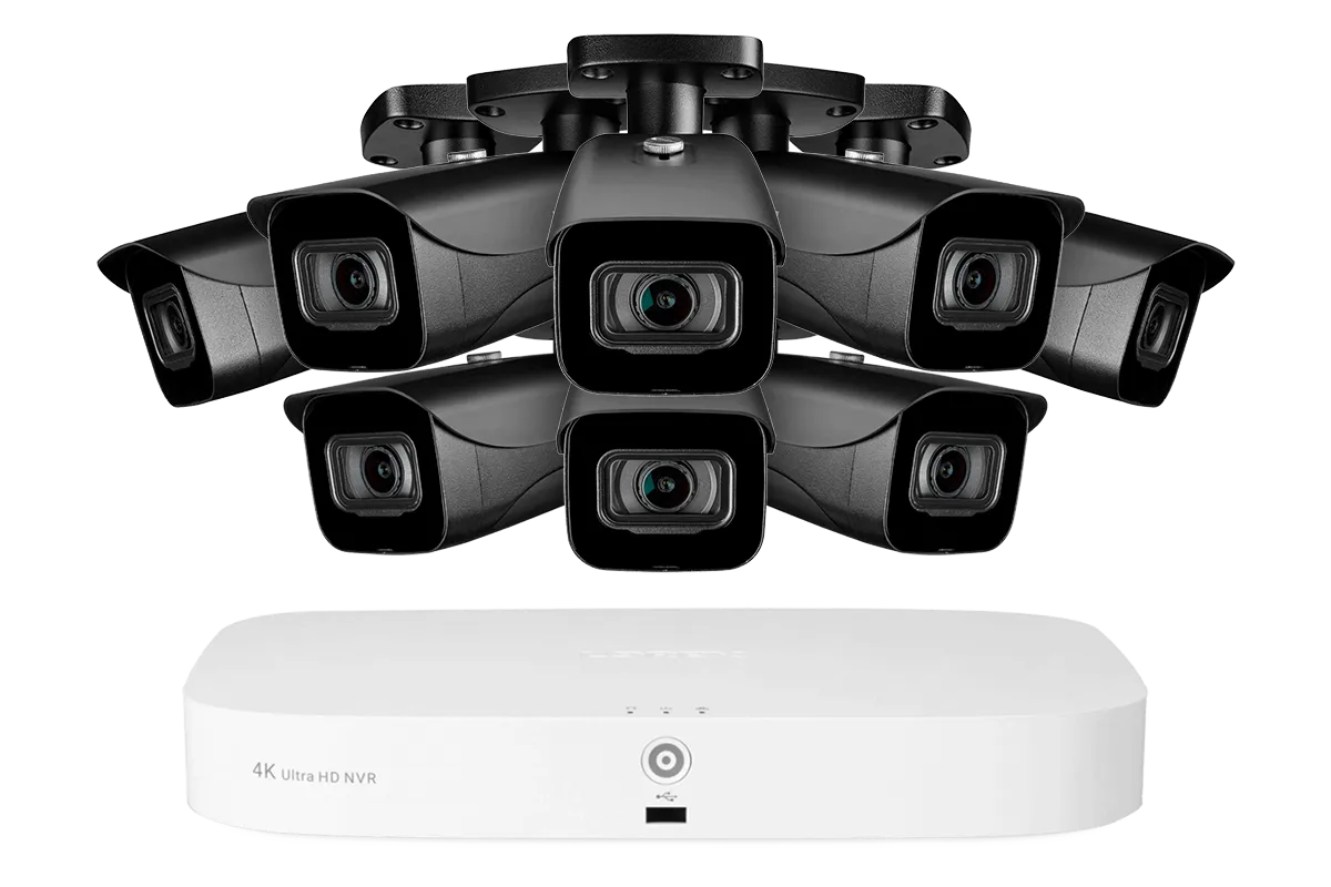 Lorex Fusion 4K 16-Camera Capable (8 Wired   8 Wi-Fi) 2TB NVR System with Bullet Cameras
