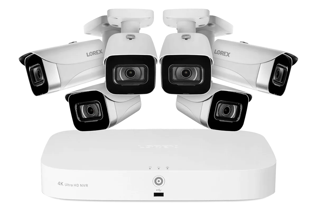 Lorex Fusion 4K 16-Camera Capable (8 Wired   8 Wi-Fi) 2TB NVR System with Bullet Cameras