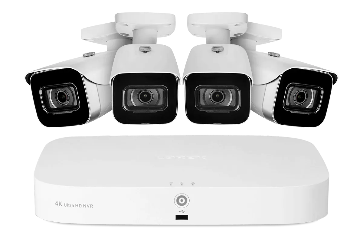 Lorex Fusion 4K 16-Camera Capable (8 Wired   8 Wi-Fi) 2TB NVR System with Bullet Cameras