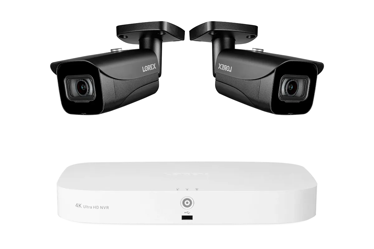 Lorex Fusion 4K 16-Camera Capable (8 Wired   8 Wi-Fi) 2TB NVR System with Bullet Cameras