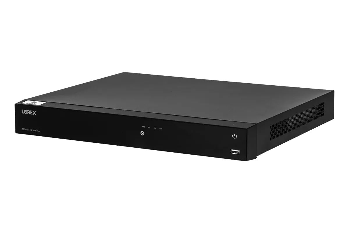 Lorex Fusion 4K 16-Channel 3TB Wired NVR System with 8 Cameras   Two 2K Pan-Tilt Wi-Fi Indoor Cameras
