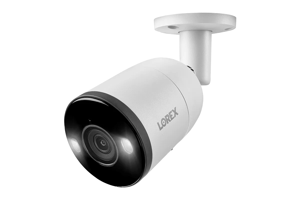 Lorex Fusion Series 4K 16 Camera Capable (8 Wired   8 Fusion Wi-Fi) 2TB NVR System with Four H13 IP Cameras, One 2K Pan-Tilt Camera, and One 2K Indoor Wi-Fi Camera