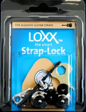 LOXX Acoustic Guitar Strap Lock - Various Colors Available