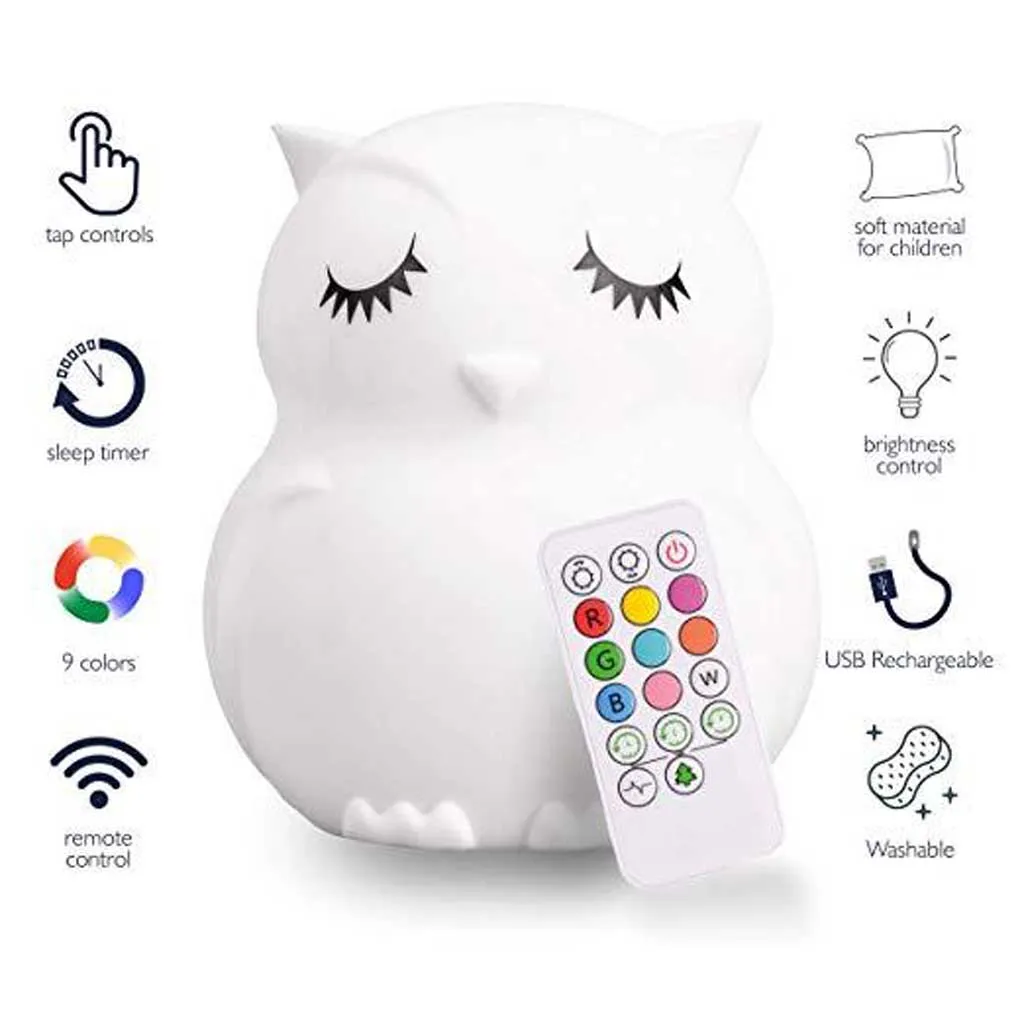 LumieWorld Owl LumiPet - Night Lamp Companion
