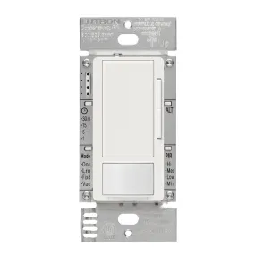 Lutron MS-Z101 0-10V Dimmer Sensor Switch, 8A, 120-277V/Single-Pole or 3-Way