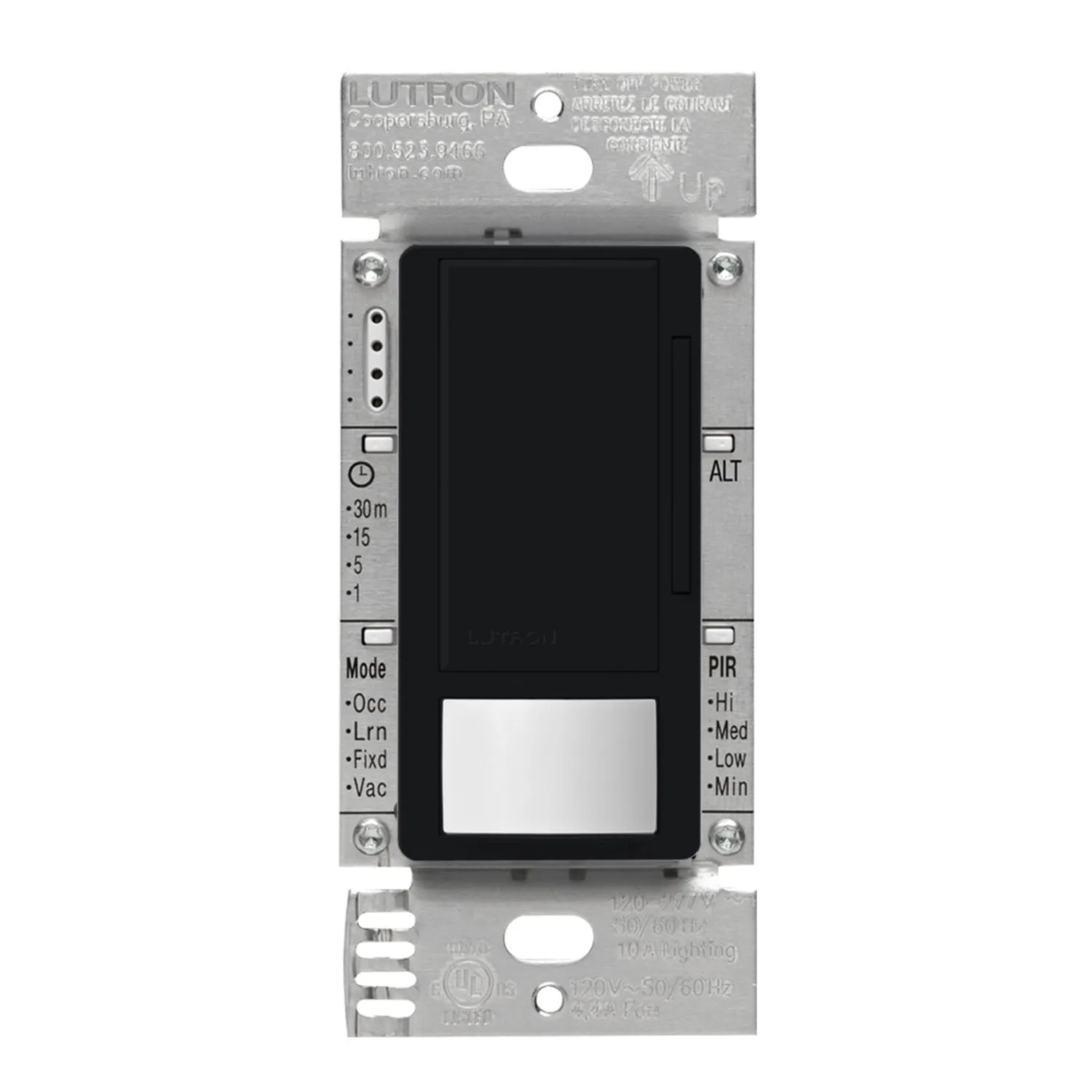 Lutron MS-Z101 0-10V Dimmer Sensor Switch, 8A, 120-277V/Single-Pole or 3-Way