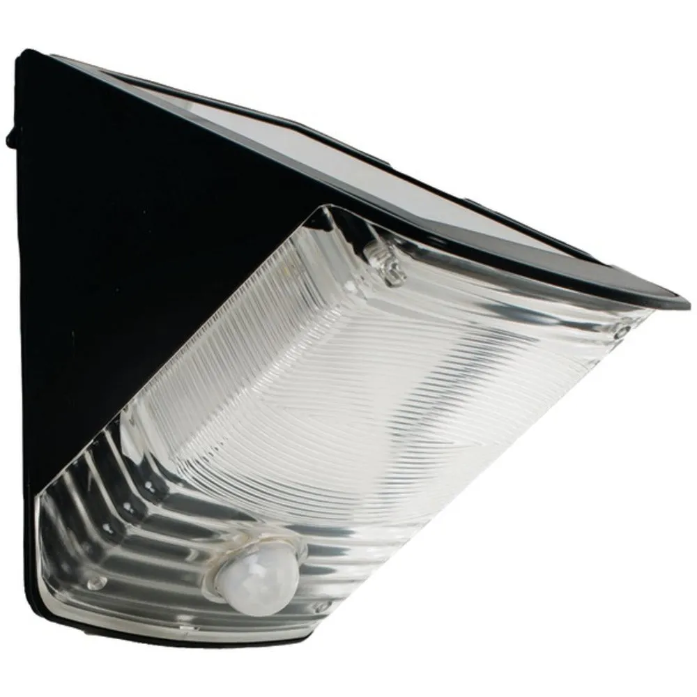MAXSA Innovations 40236 Solar-Powered Motion-Activated Wedge Light (Black)