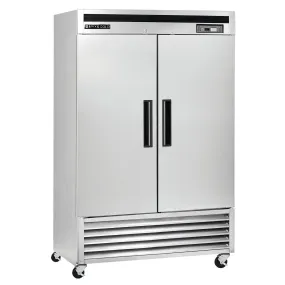 Maxx Cold - MCR-49FDHC Double Door Reach-In Refrigerator, Bottom Mount, 54"W, 49 cu. ft. Storage Capacity, Energy Star Rated, in Stainless Steel
