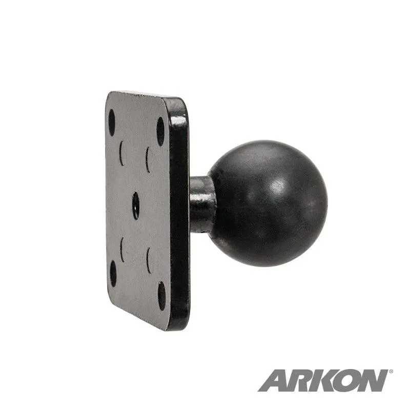 Metal 4-Hole AMPS to 25mm (1 inch) Rubber Ball Adapter