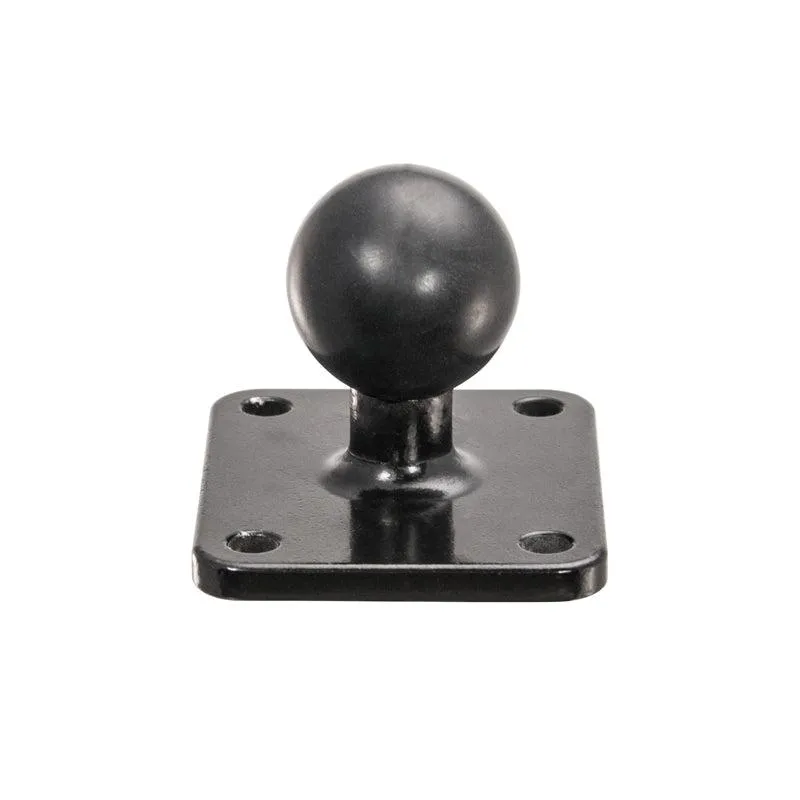 Metal 4-Hole AMPS to 25mm (1 inch) Rubber Ball Adapter