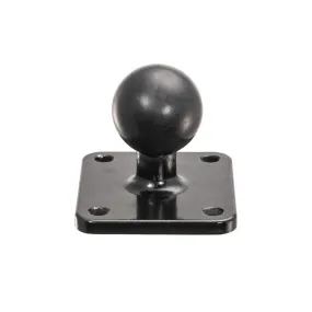 Metal 4-Hole AMPS to 25mm (1 inch) Rubber Ball Adapter