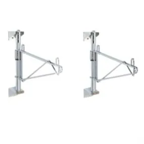 Metro AW55C Wall Mount Mid Unit Kit, Supports Three 24" Shelf Levels