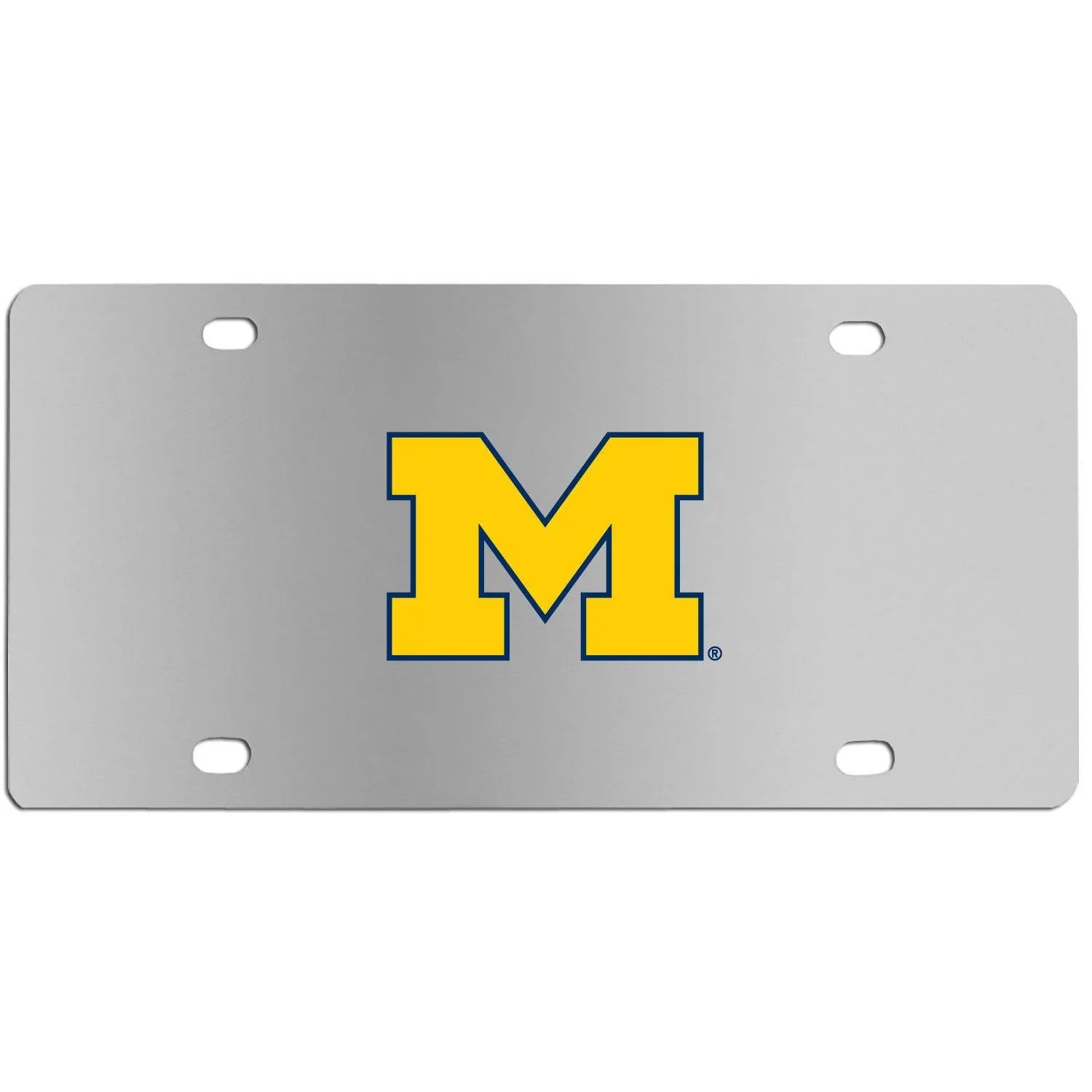 Michigan Wolverines Steel License Plate Wall Plaque