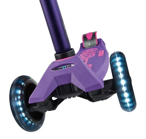Micro Scooter Maxi Deluxe LED Scooter - Purple