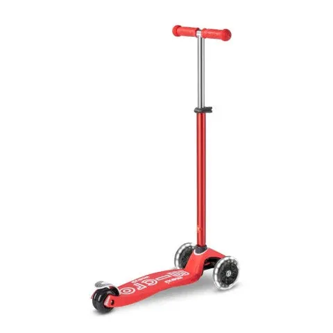 Micro Scooter Maxi Deluxe LED Scooter - Red