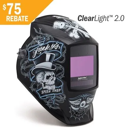Miller Welding Helmet Digital Elite Lucky's Speed Shop Auto Darkening 289756