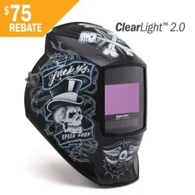 Miller Welding Helmet Digital Elite Lucky's Speed Shop Auto Darkening 289756