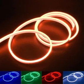 Mini RGB Neon Flex 12V 6x12mm IP65 Waterproof with Dimmer Remote 5 Metre Kit
