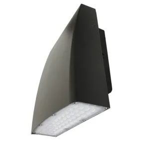 Morris Products 71156 80W LED Slim Line Flood- Wallpack  5000K Bronze
