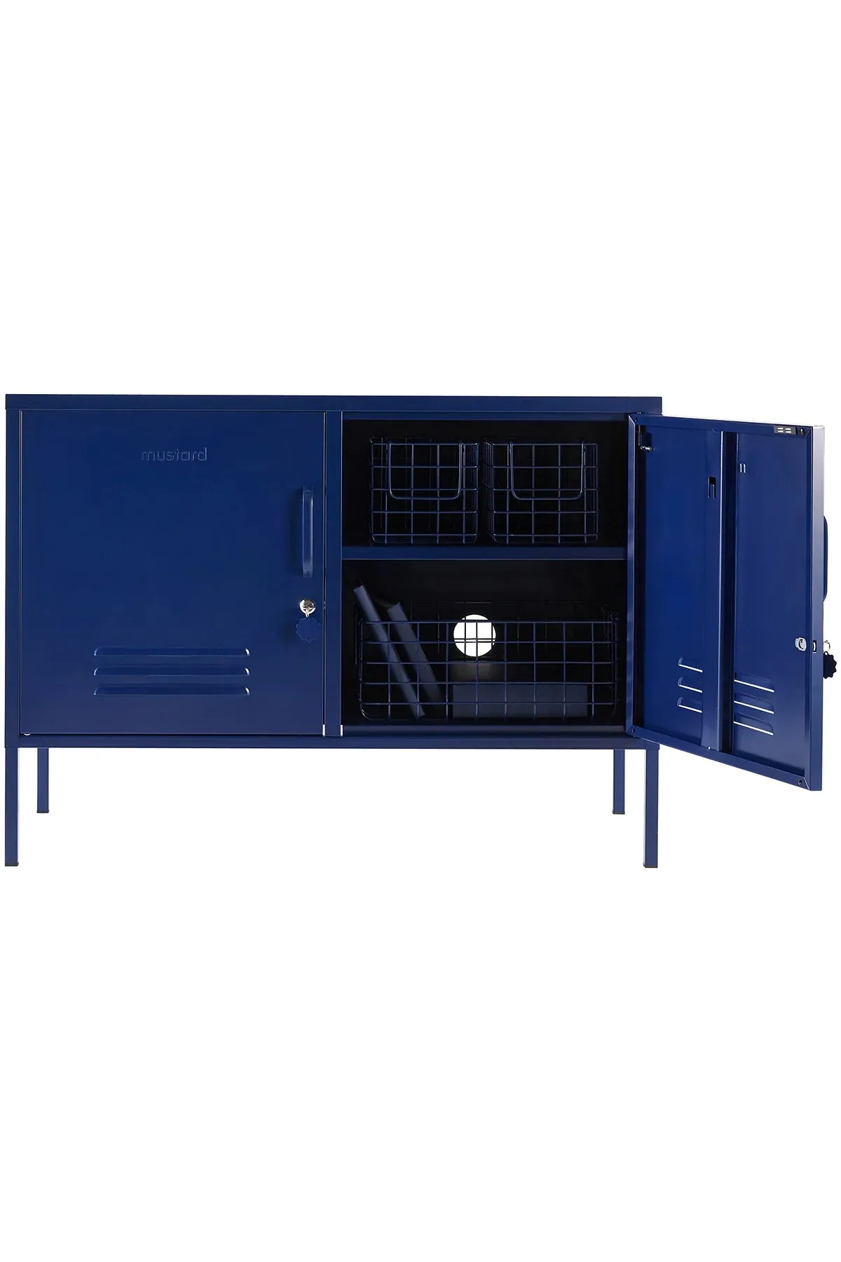 MUSTARD MADE LOCKER | The Lowdown | Navy
