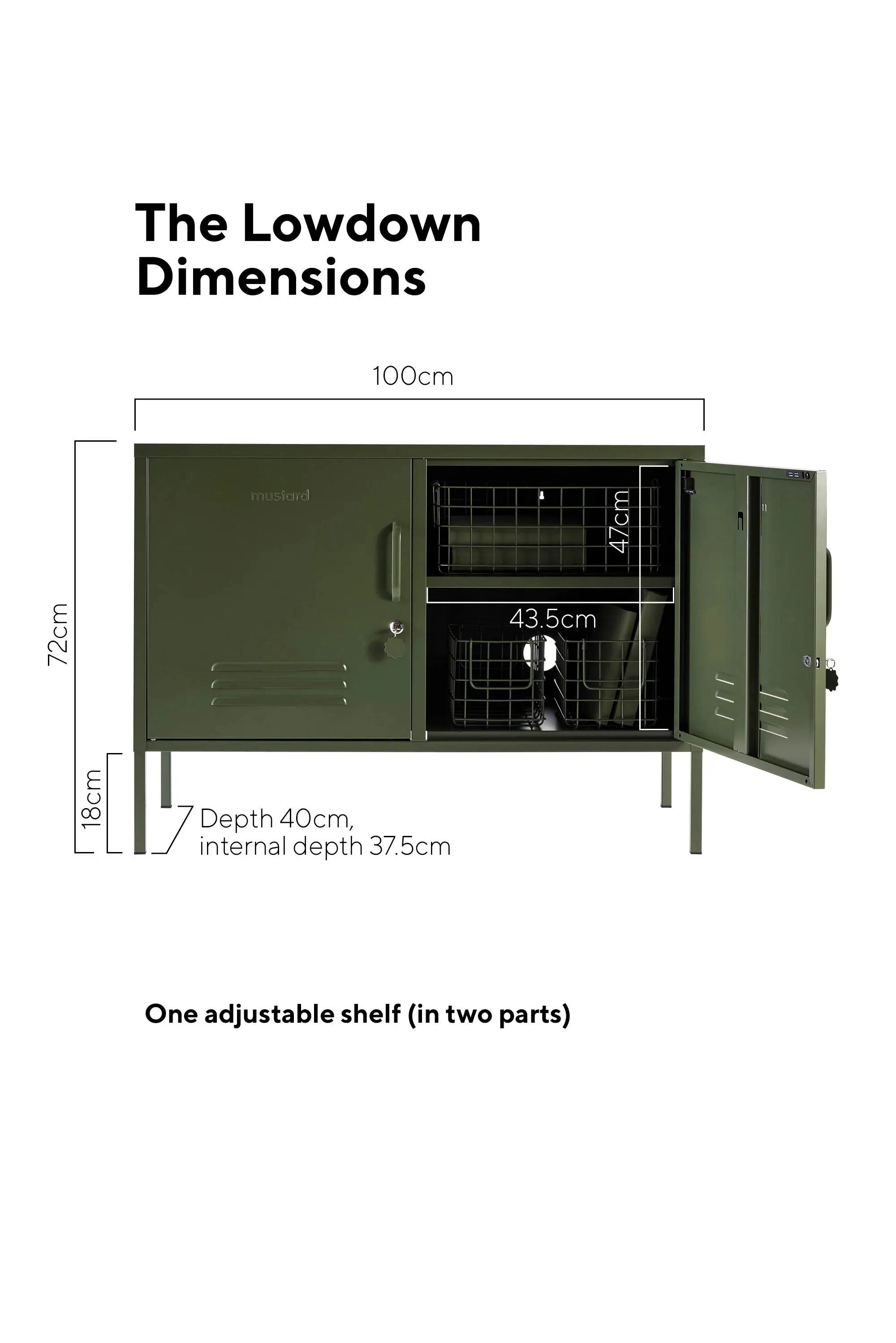 MUSTARD MADE LOCKER | The Lowdown | Olive