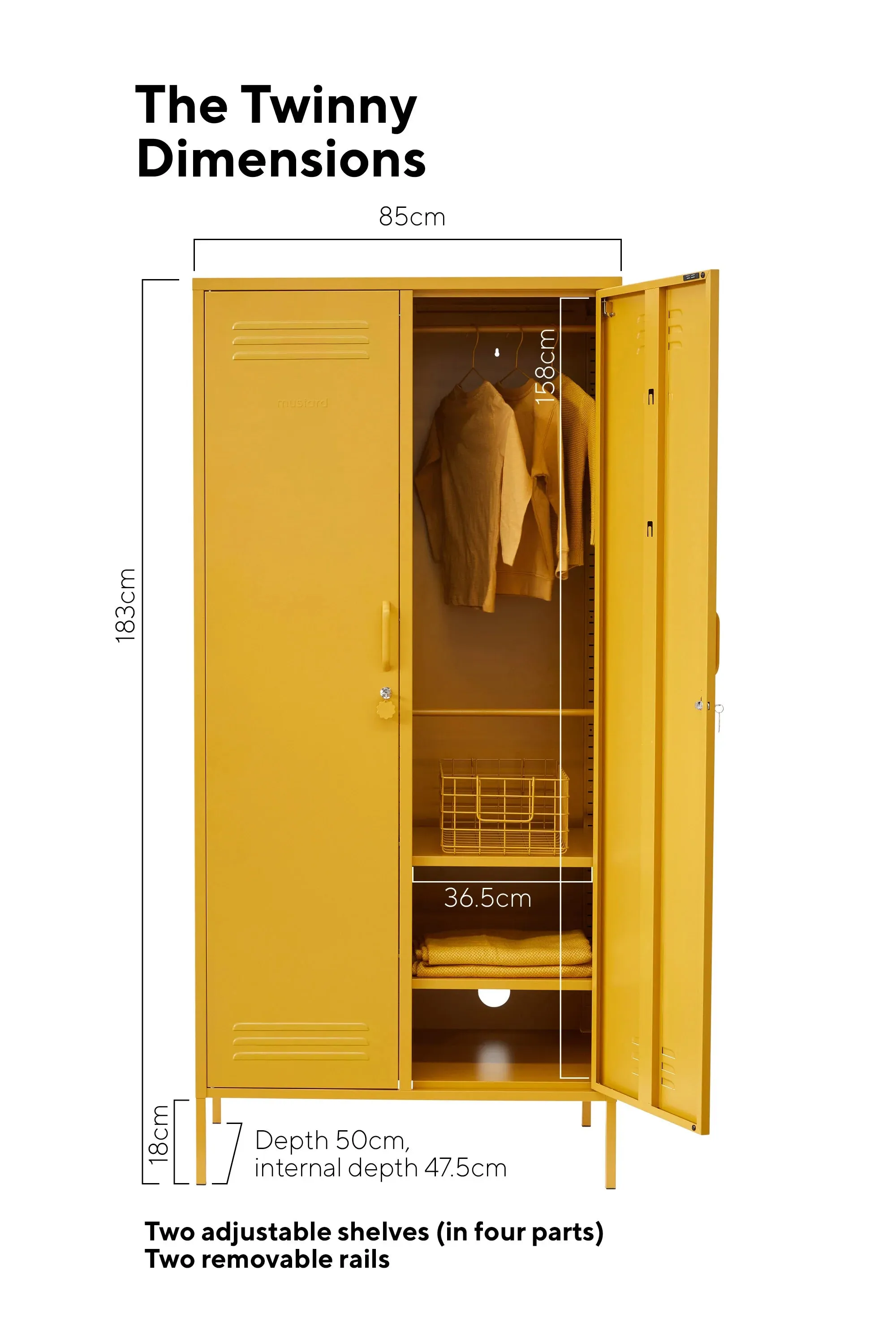 MUSTARD MADE LOCKER | The Twinny | Mustard