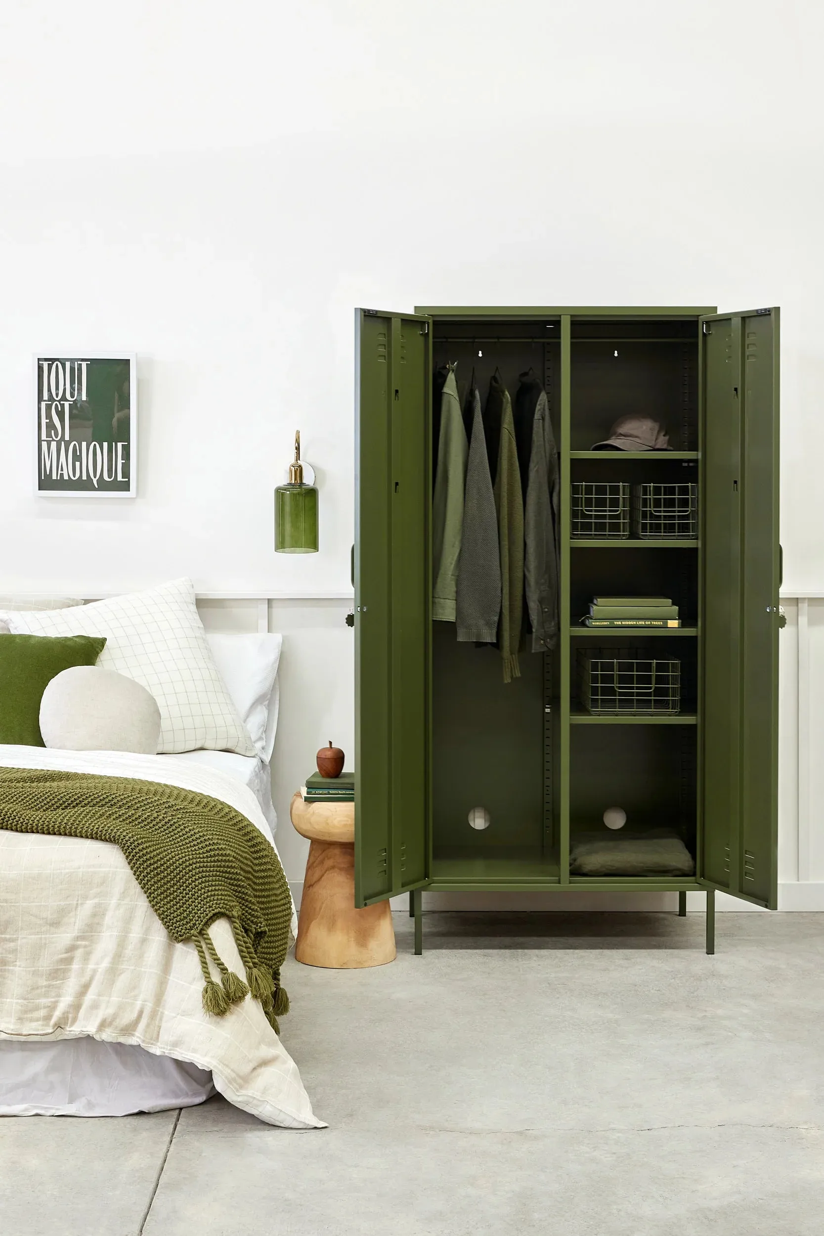 MUSTARD MADE LOCKER | The Twinny | Olive