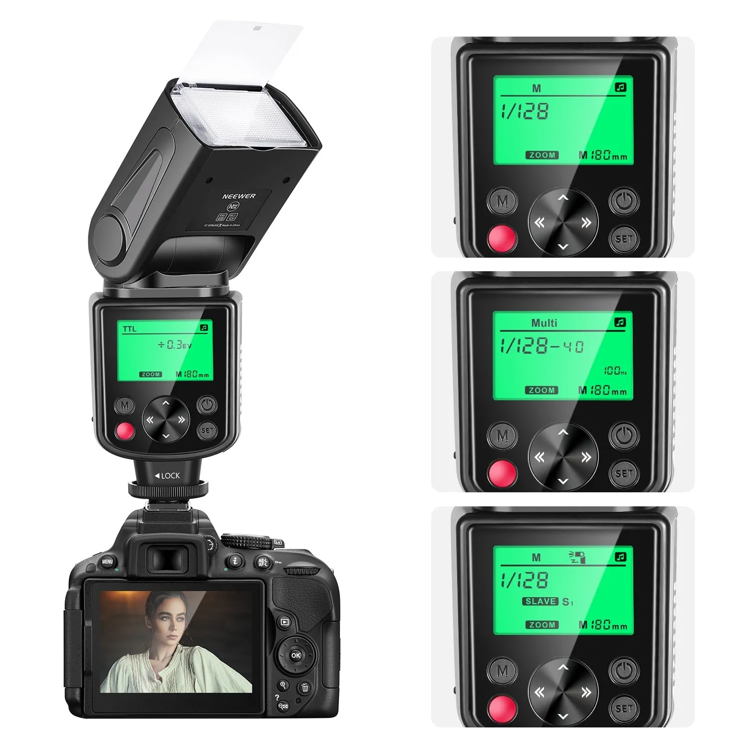 NEEWER 750II TTL Speedlite Flash For Nikon DSLR Cameras
