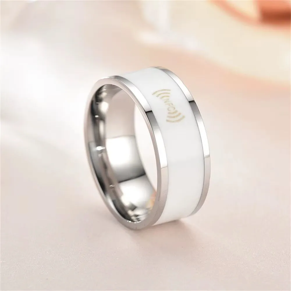 New NFC Smart Finger Ring Fashion Technology Multifunctional Android Phone Equipment Smart Wearable Connect Accessories