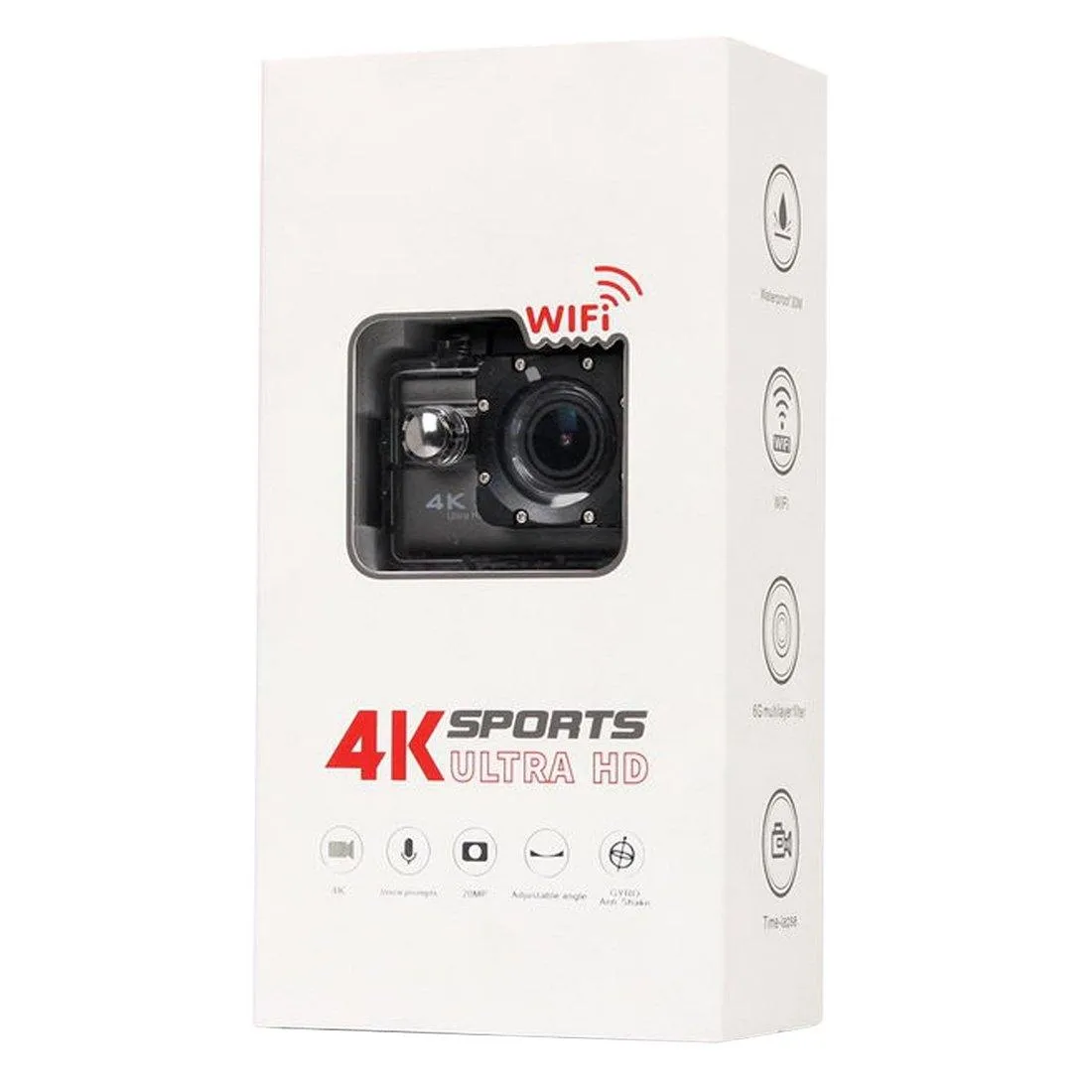 New Waterproof Sport Camera with Remote Control, 2.0'' Cameras