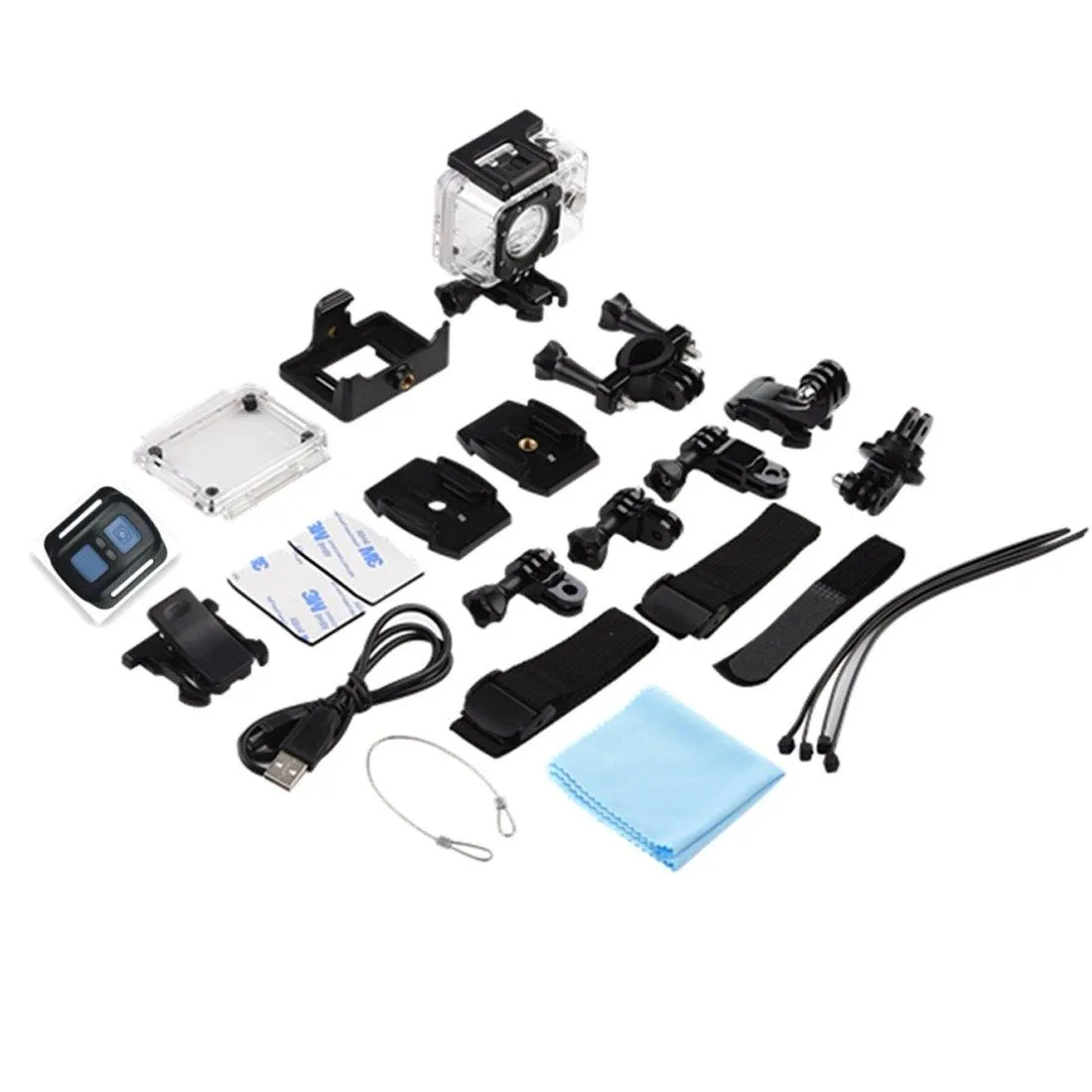 New Waterproof Sport Camera with Remote Control, 2.0'' Cameras