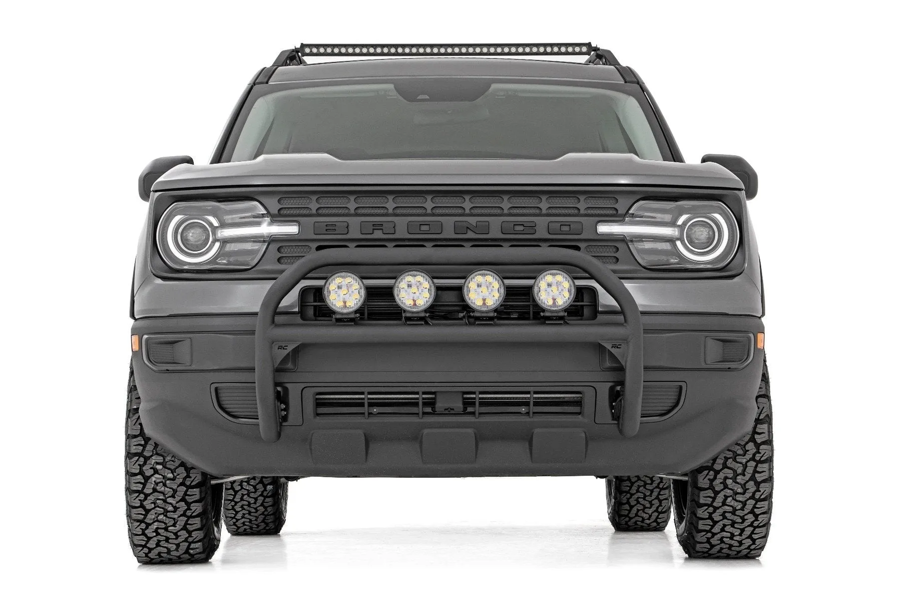 Nudge Bar - 4 Inch Round Led (x4) - Ford Bronco Sport 4WD (21-23)