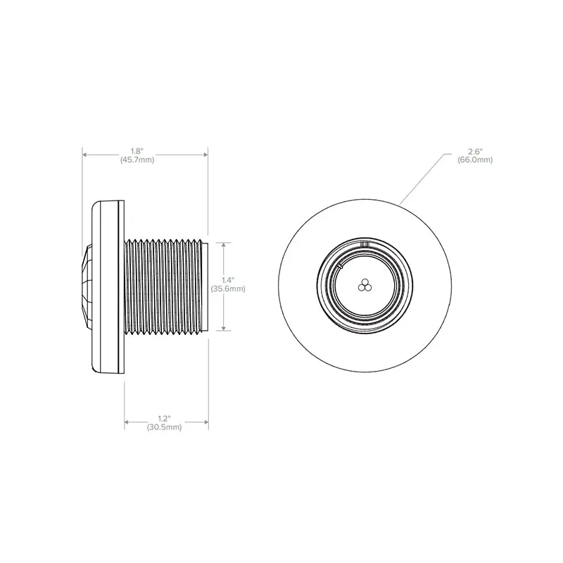 NX Lighting Controls BTSMP-OMNI-O Bluetooth OMNI Outdoor PIR Sensor