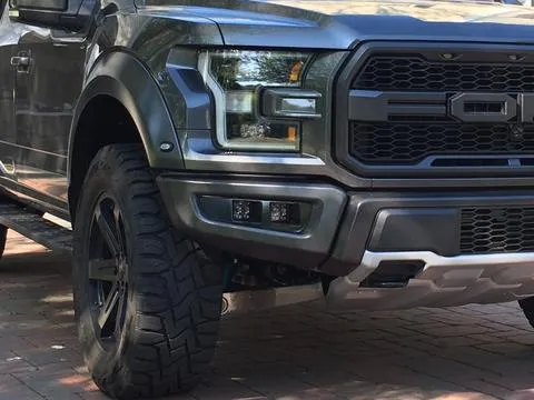 Offroad Alliance - Dual Bezel Fog Light Kit w/ Vision X Optimus Halo Series Lights - 2017-2020 Raptor