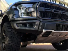 Offroad Alliance - Dual Bezel Fog Light Kit w/ Vision X Optimus Halo Series Lights - 2017-2020 Raptor