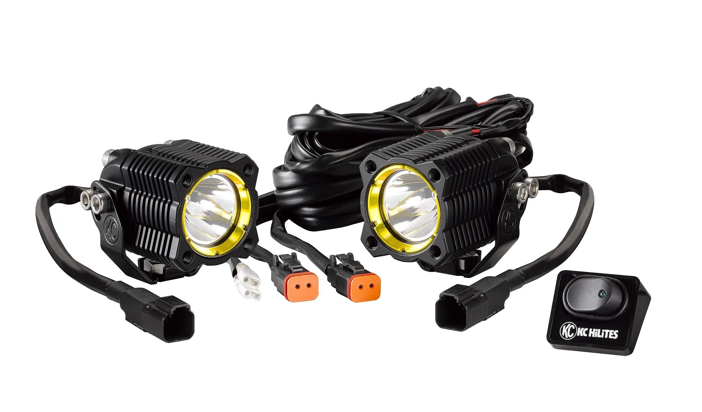 Offroad Alliance - Triple Bezel Fog Light Kit w/ Vision X Optimus Halo Lights - 2017-2020 Raptor