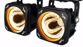 Offroad Alliance - Triple Bezel Fog Light Kit w/ Vision X Optimus Halo Lights - 2017-2020 Raptor
