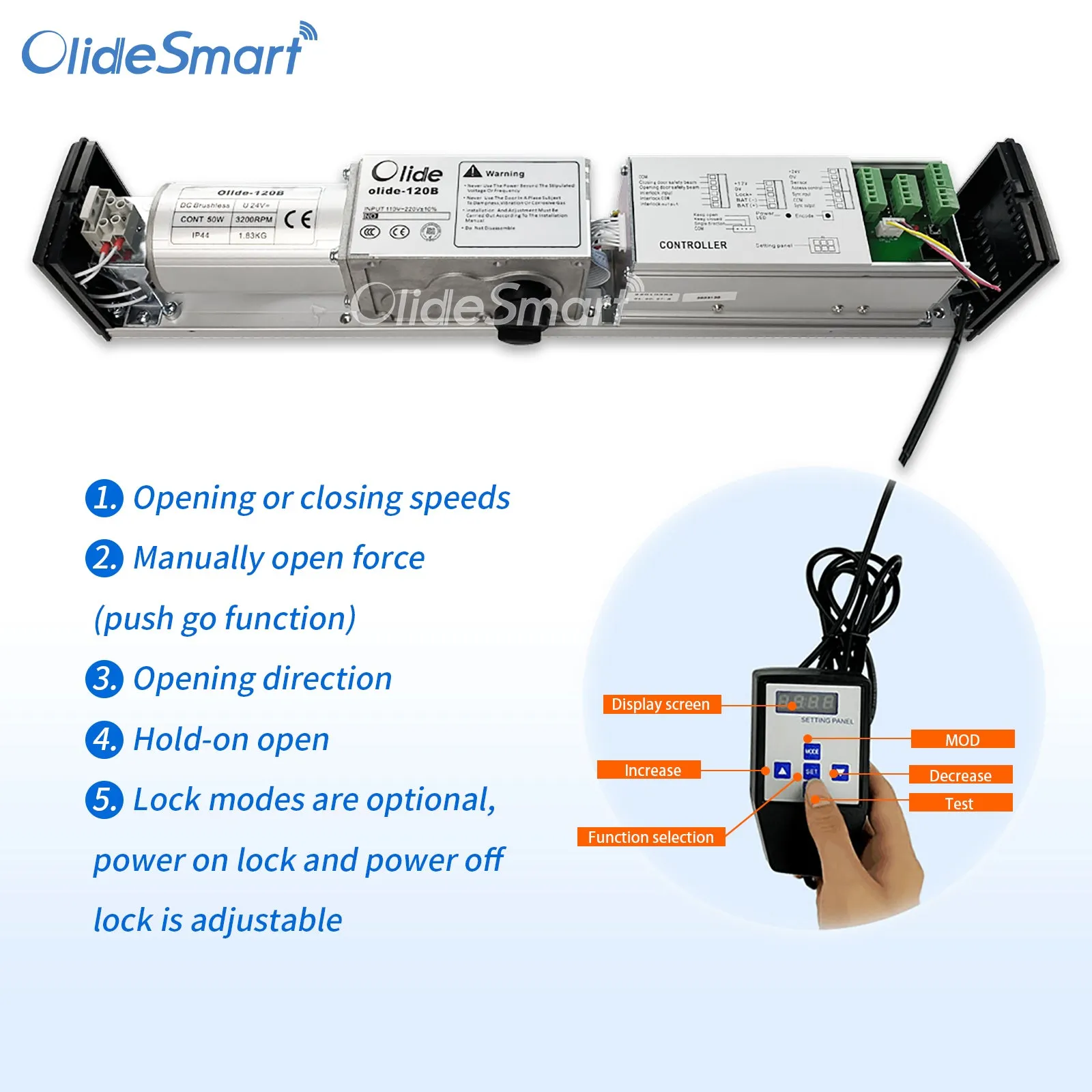Olidesmart Olide-120B Automatic Swing Door Opener with PIR Sensor