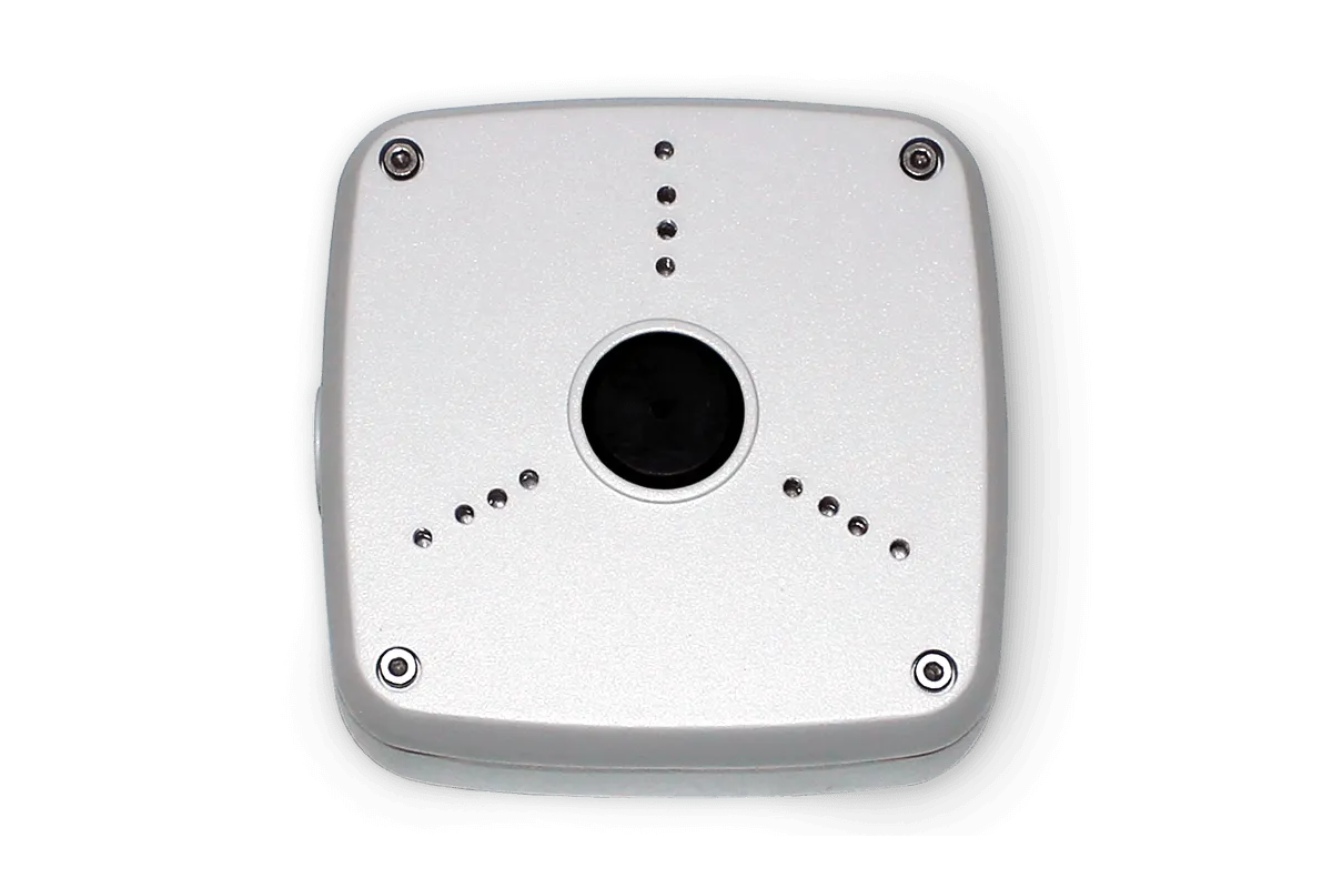 Outdoor Junction Box for 3 Screw Base Cameras (Gray)
