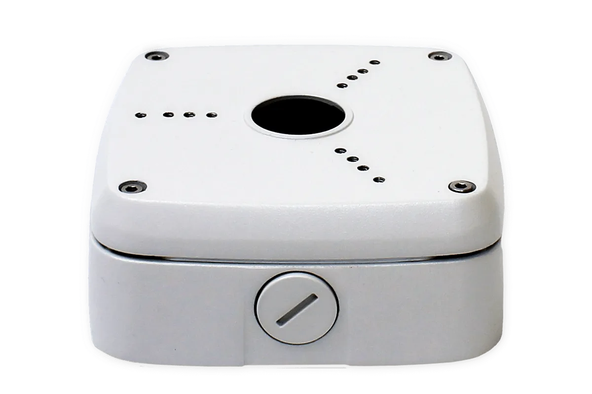 Outdoor Junction Box for 3 Screw Base Cameras (Gray)