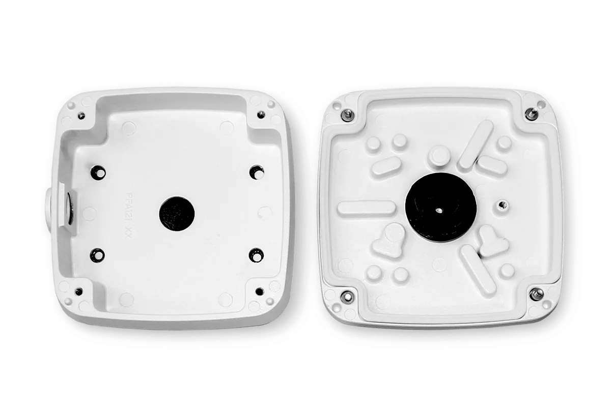 Outdoor Junction Box for 3 Screw Base Cameras (Gray)