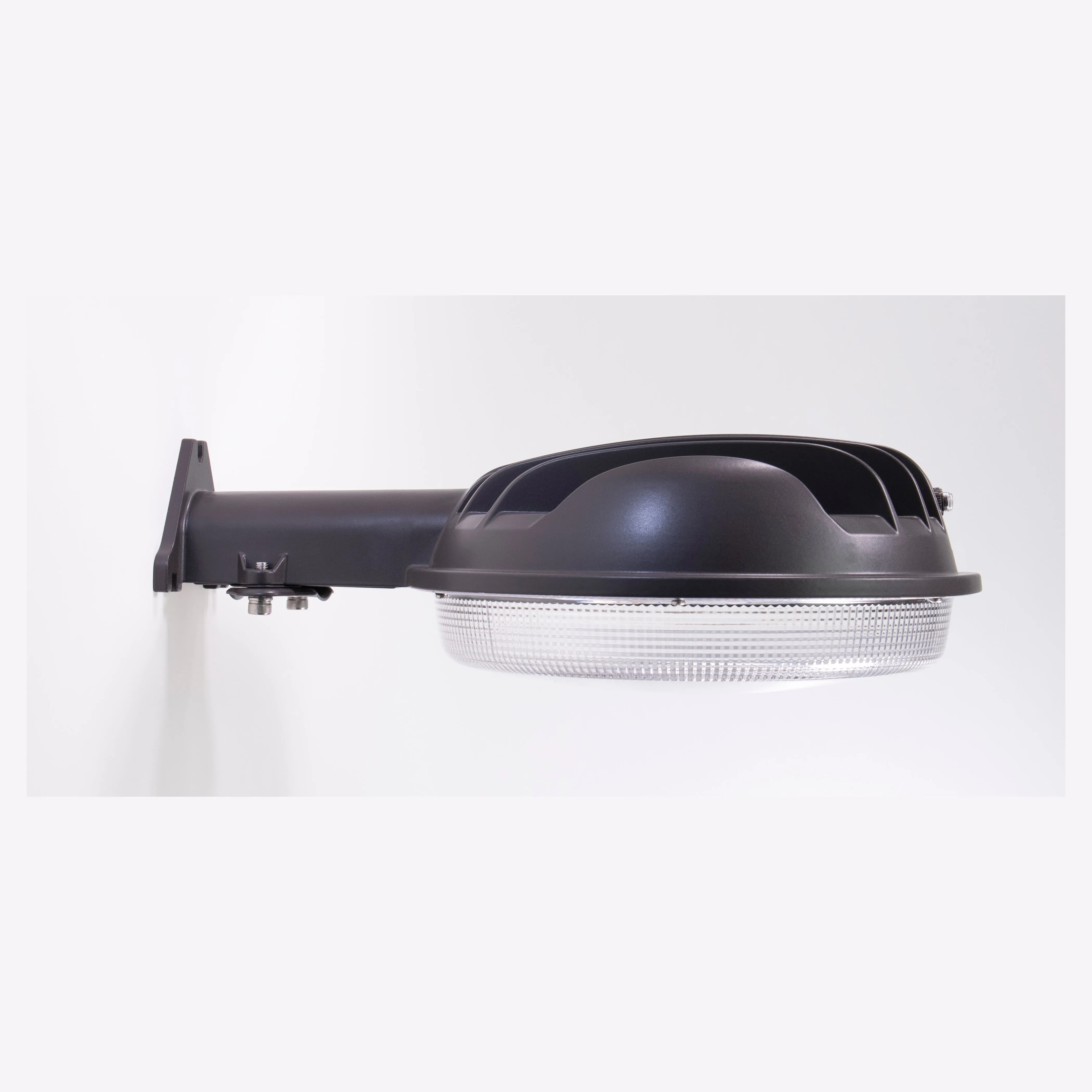 Outdoor LED Area Barn Light, Dusk to Dawn, 3250 Lumens, 4K, Rustic Bronze Cast Aluminum with Clear Lens
