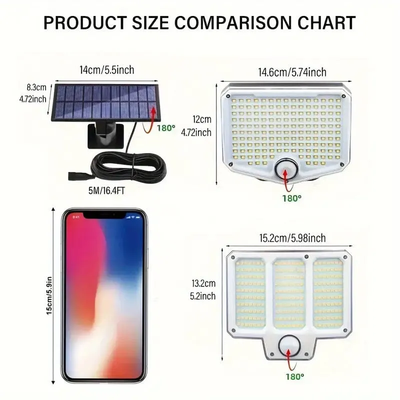 Outdoor LED Solar Security Lights