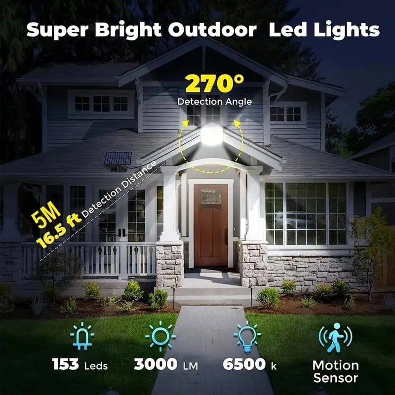Outdoor LED Solar Security Lights