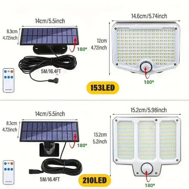 Outdoor LED Solar Security Lights