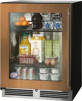 Perlick 24 inch C Series Built-In Compact Refrigerator HC24RB-4-4