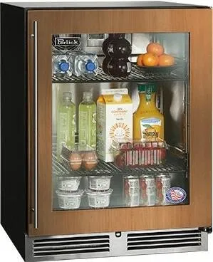 Perlick 24 inch C Series Built-In Compact Refrigerator HC24RB-4-4