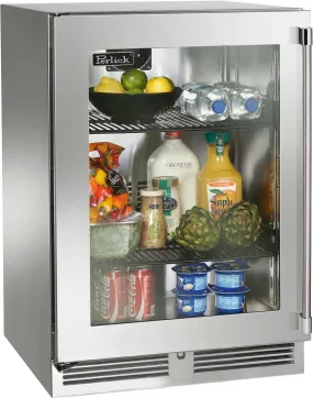 Perlick 24 inch Signature Series 5.2 cu ft Compact Refrigerator HP24RO-4-3