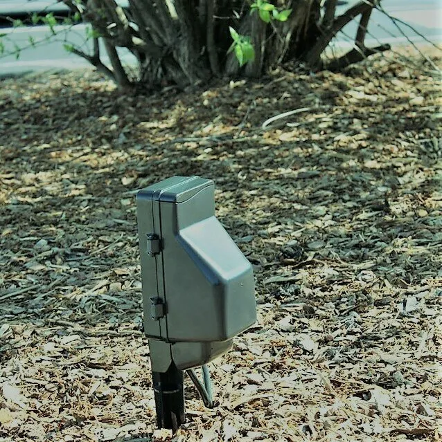 Power Outlet Outdoor Hidden Camera w/ WiFi, HD Resolution, and Remote Video Access