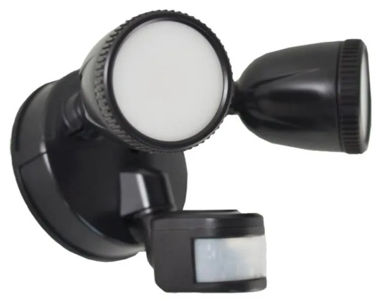 Power Zone O-G1200M-PB LED Security Floodlights, Bronze, Black, 5000K